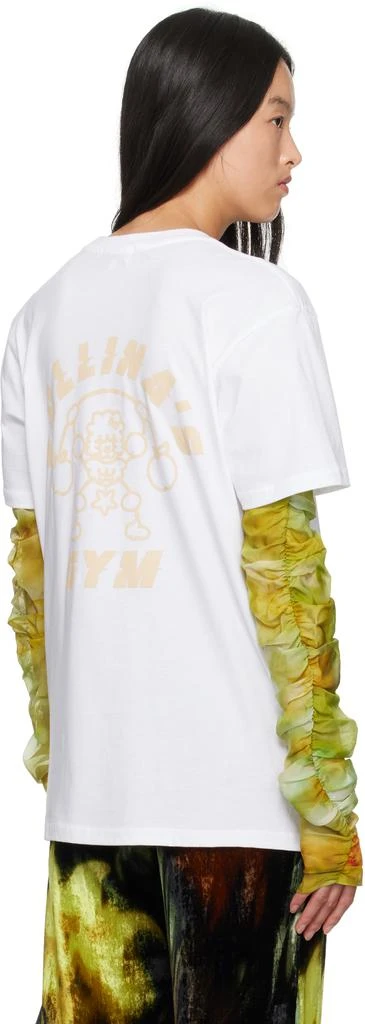 Collina Strada White CS Gym Graphic T-shirt 3