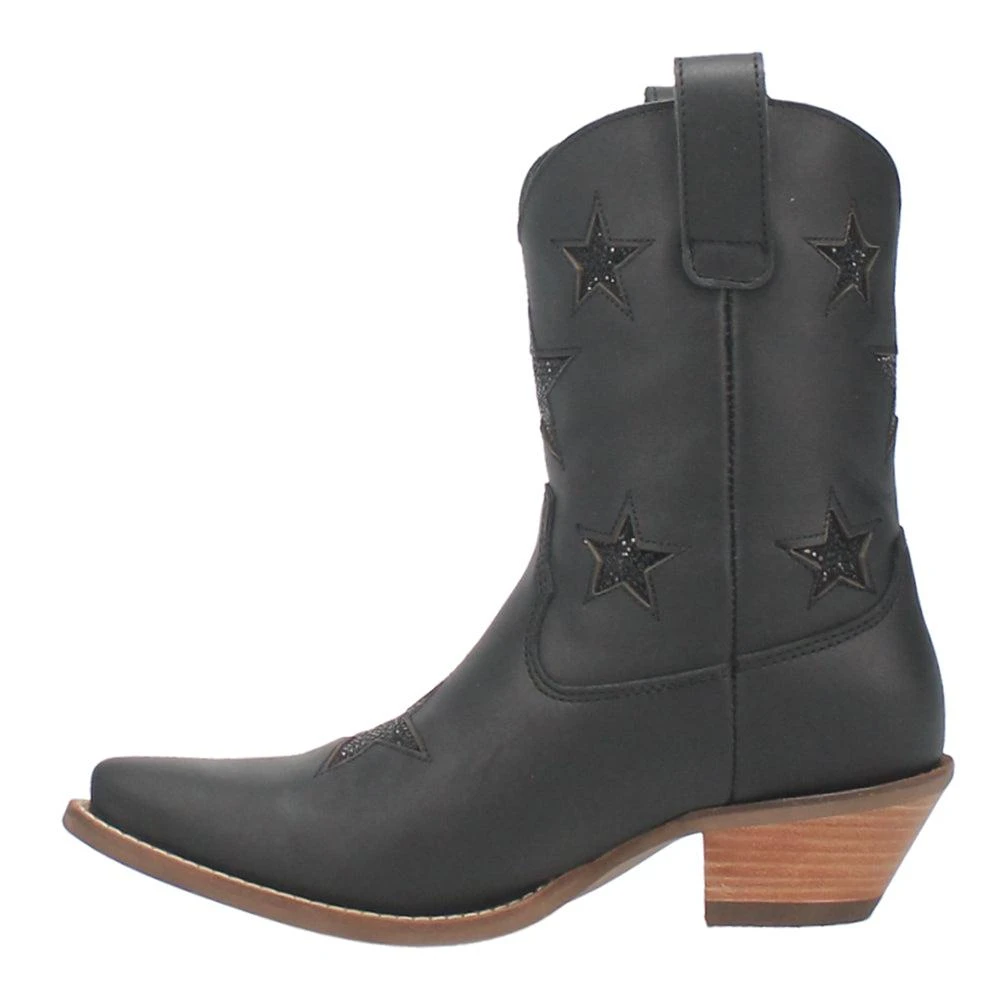 Dingo Star Struck Tooled Inlay Snip Toe Cowboy Booties 3
