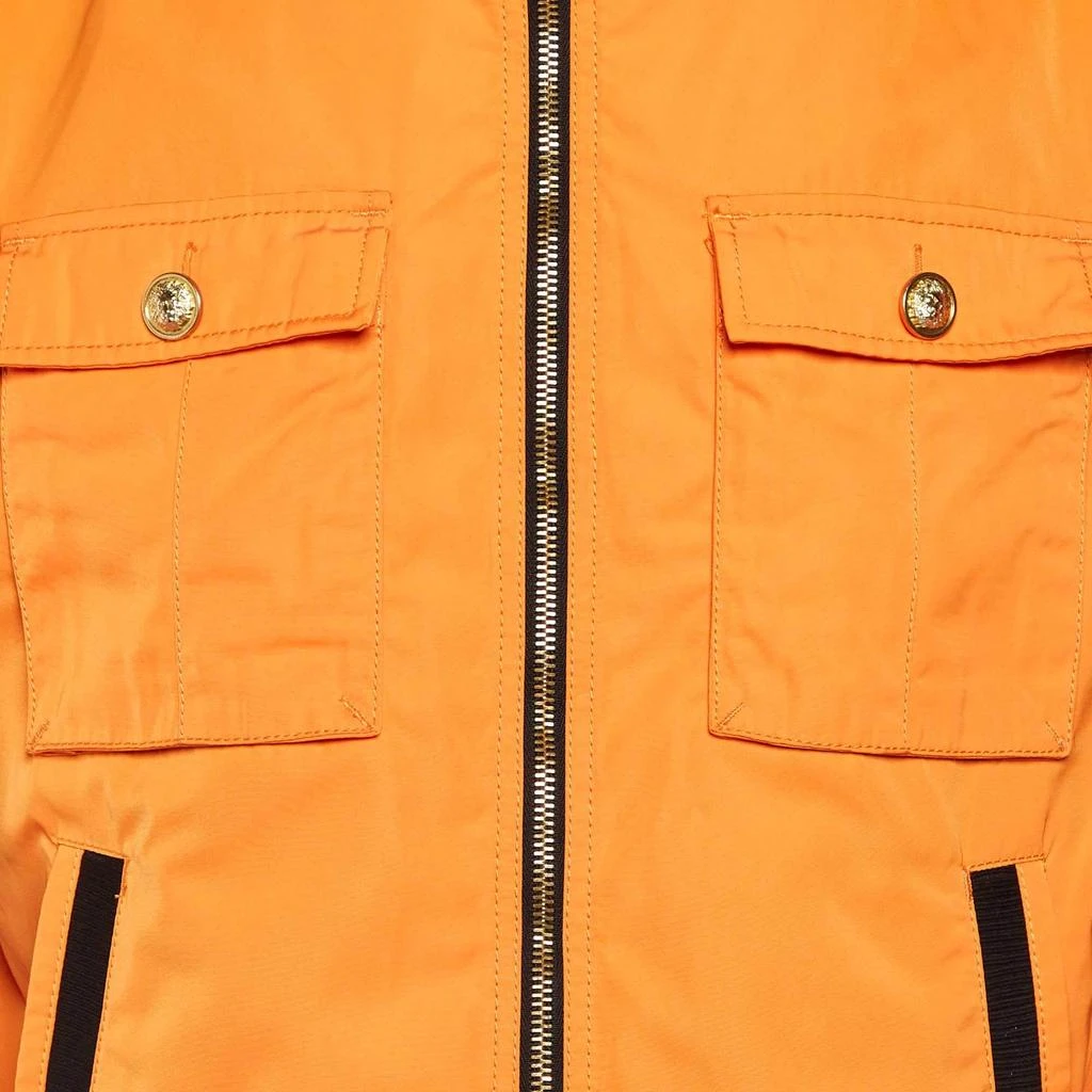 Versus Versace Versus Versace Orange Synthetic Bomber Jacket L 3