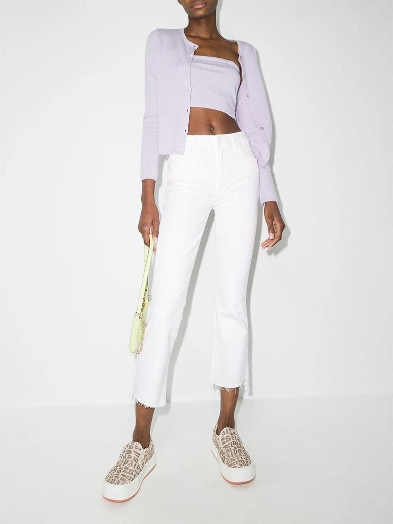 MOTHER INSIDER CROP STEP FRAY DENIM JEANS 5