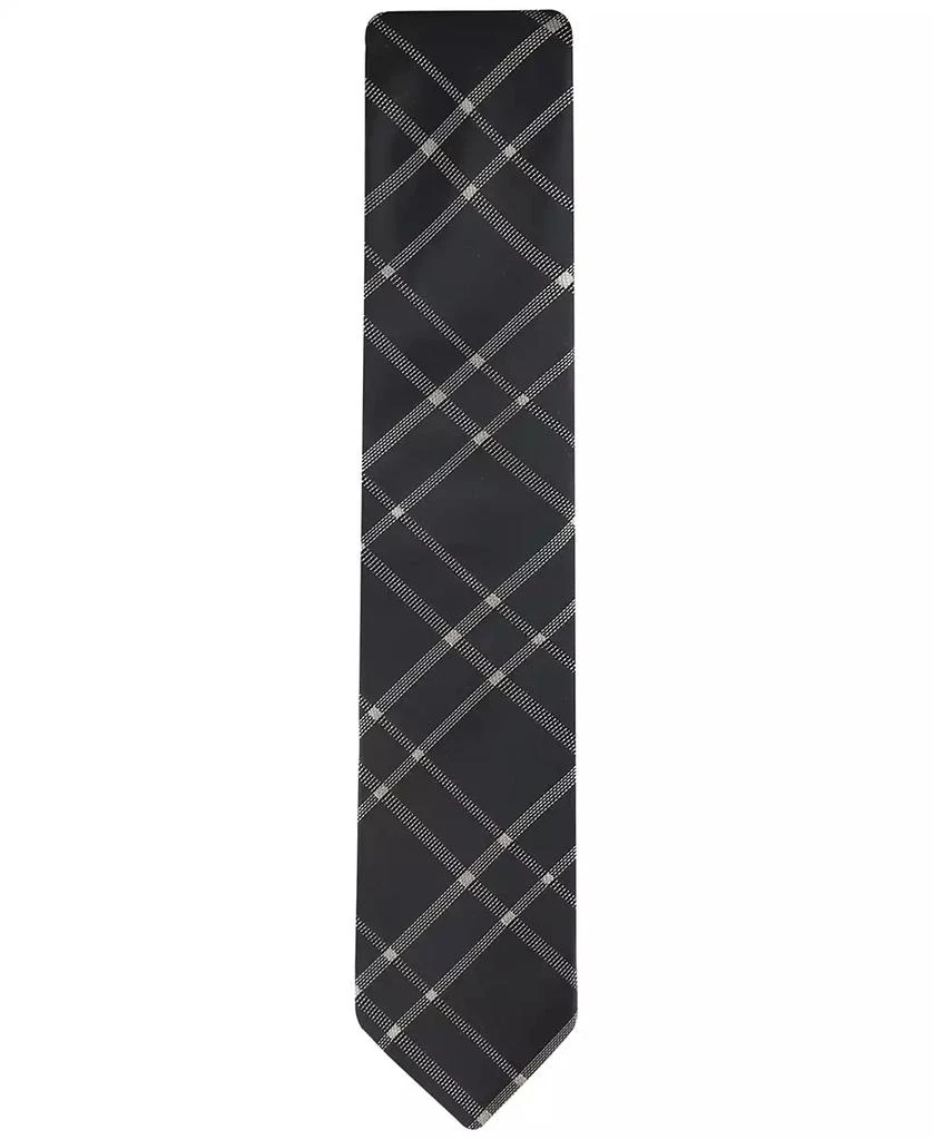 Calvin Klein Men's Stitch Plaid Tie 2