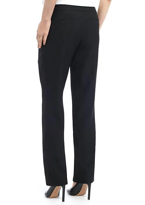 Kasper Petite Stretch Crepe Slim Leg Pants 2
