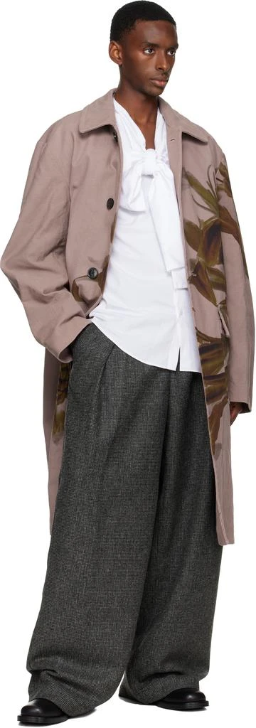 Dries Van Noten Pink Floral Coat 4