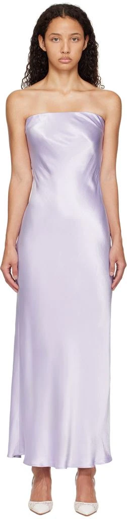strapless open back dress Moon Dance V Maxi Dress in Sand main image 1