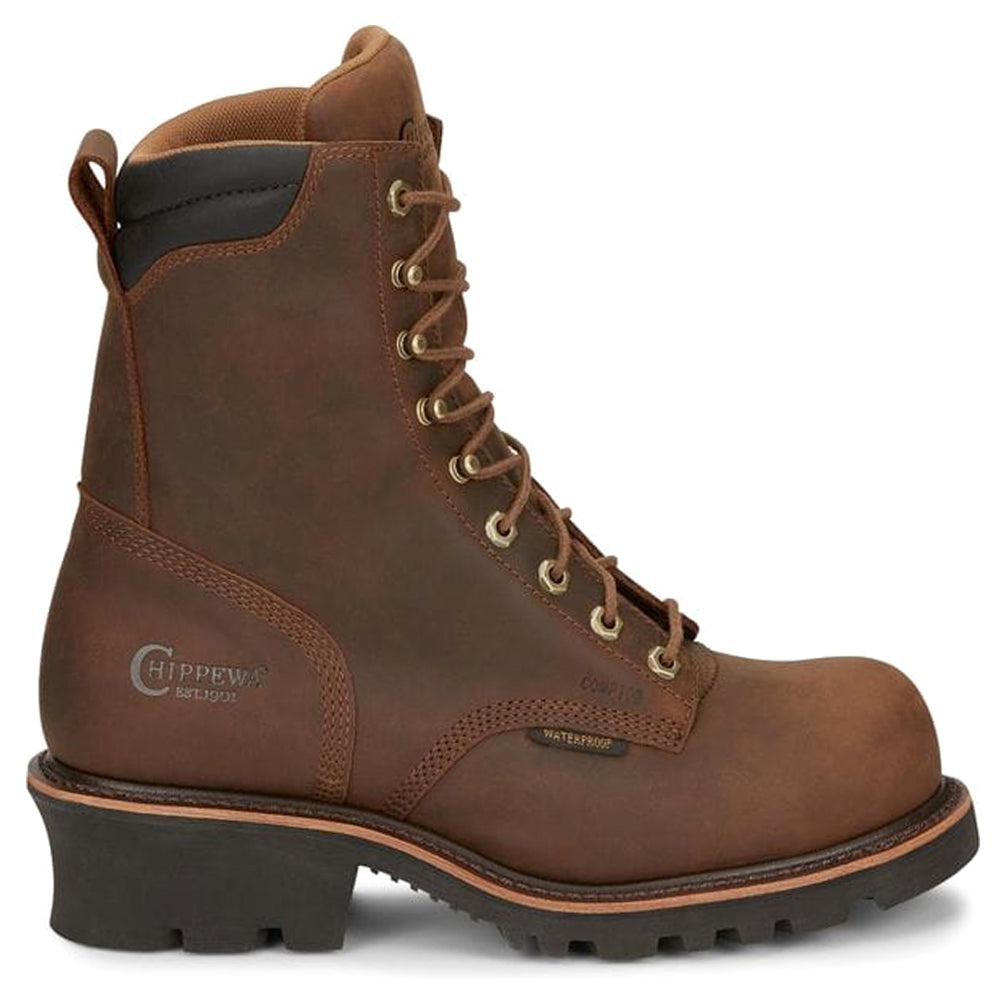 Chippewa Valdor 8 inch Waterproof Composite Toe Work Boots