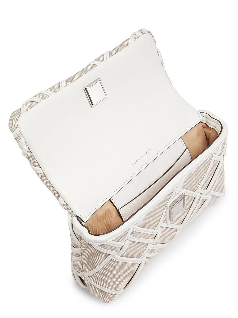 Tory Burch Mini Kira Canvas Crossbody Bag 5
