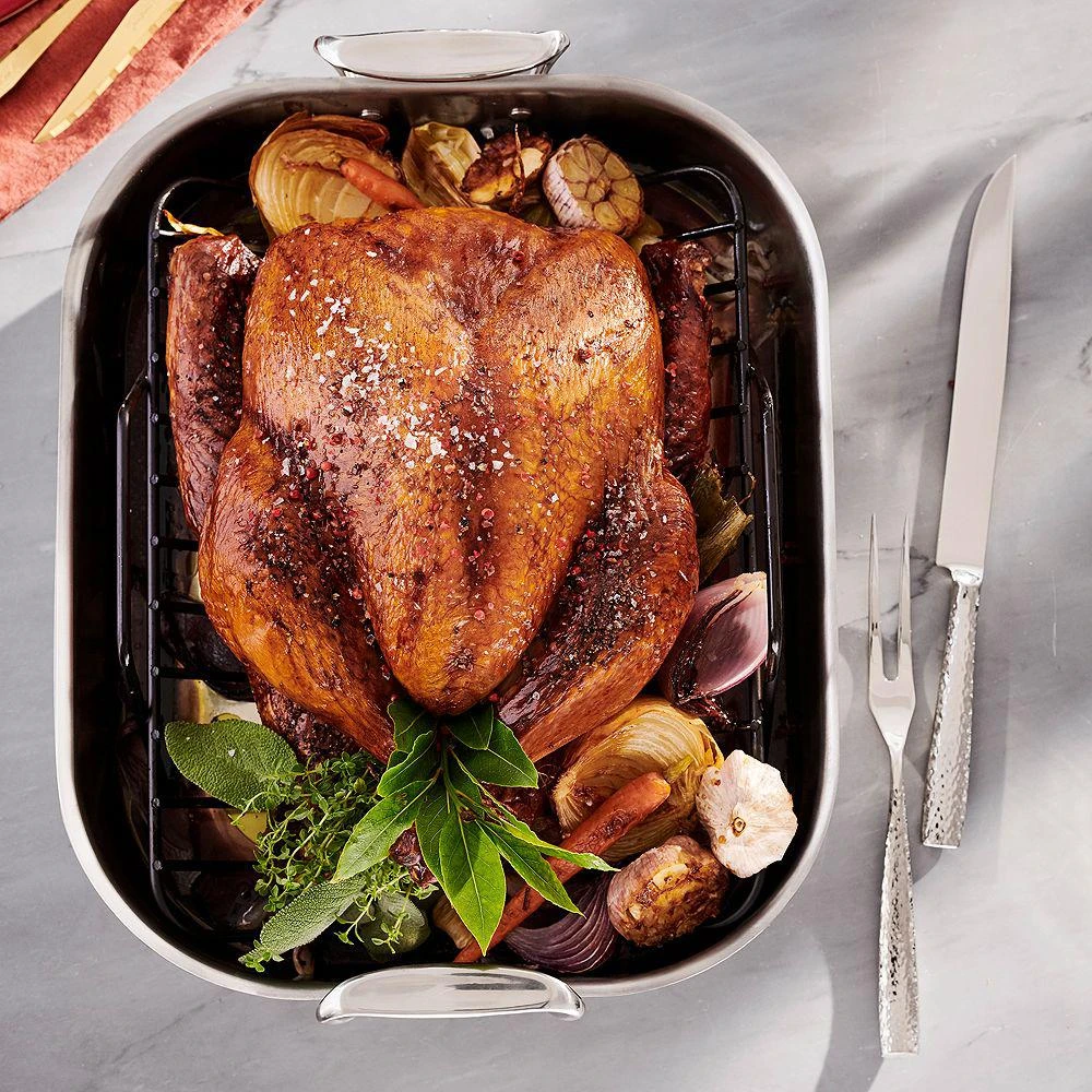 All-Clad Gourmet Accessories Large Roaster with Rack 6