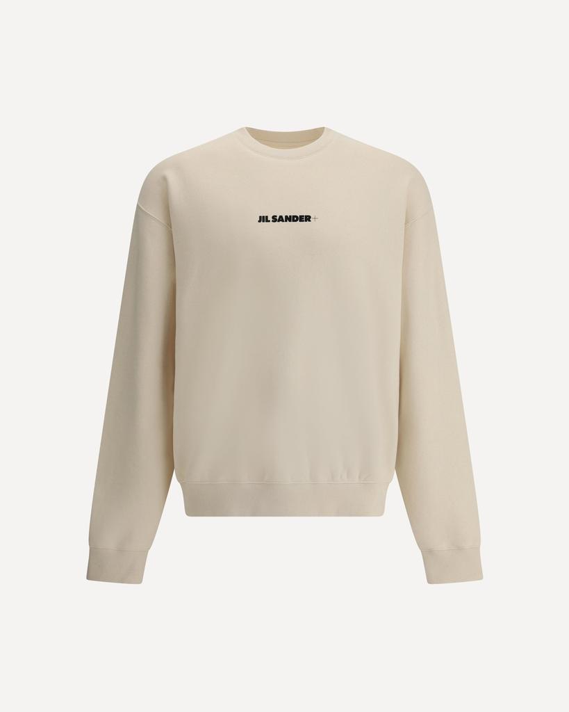 パーカー・フーディ Jil Sander Crew Neck Sweatshirt With Signature Logo Jil Sander Crew Neck Sweatshirt With Signature Logo
