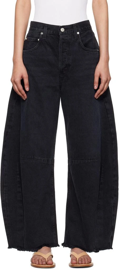 Citizens of Humanity Black Horseshoe Jeans 1
