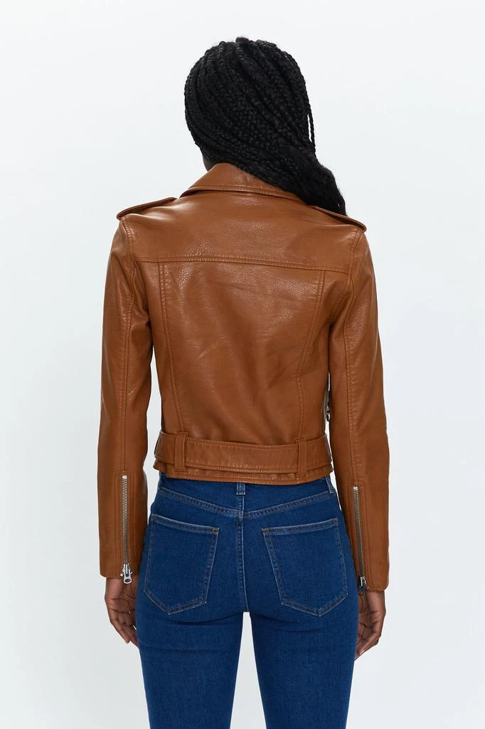 Pistola Denim Tracy Moto Jacket - Cognac 4