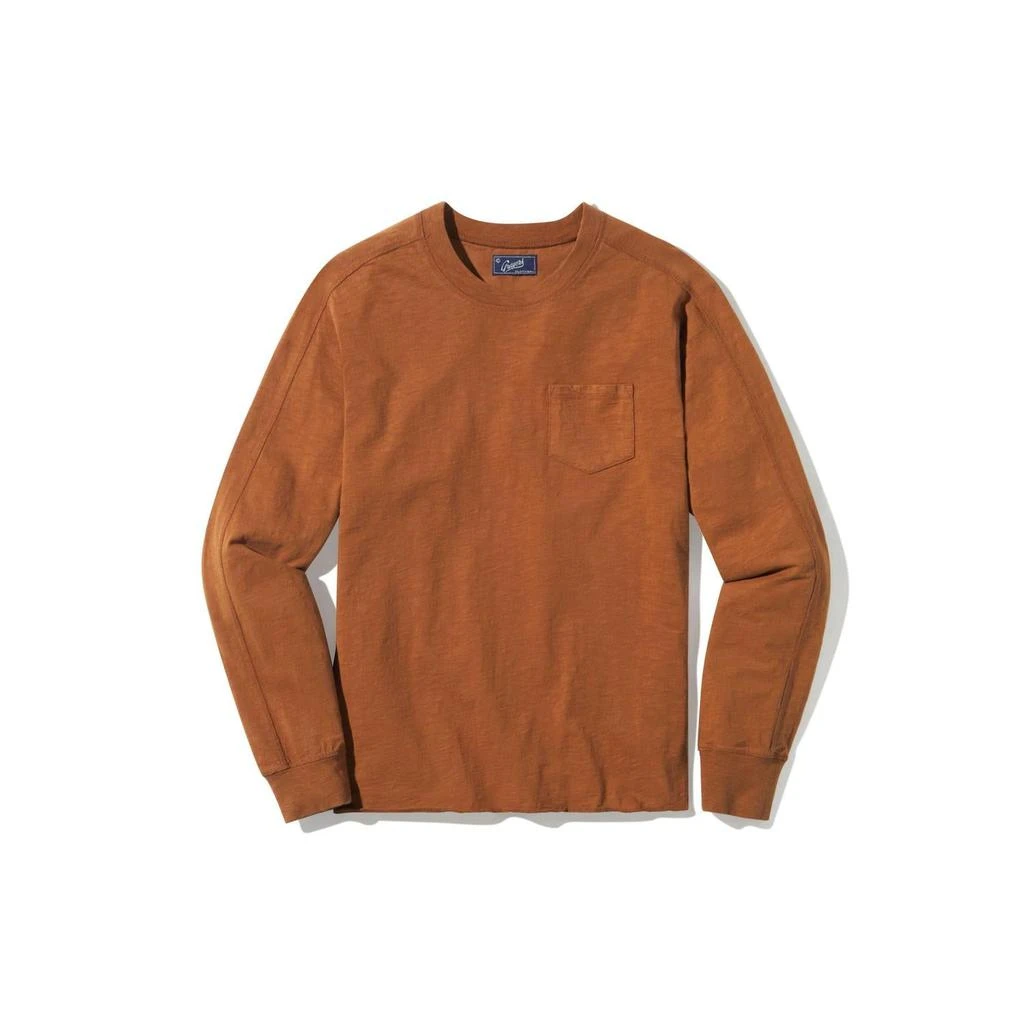 Grayers New Cooper Garment Dyed Pocket Tee In Monks Robe 1