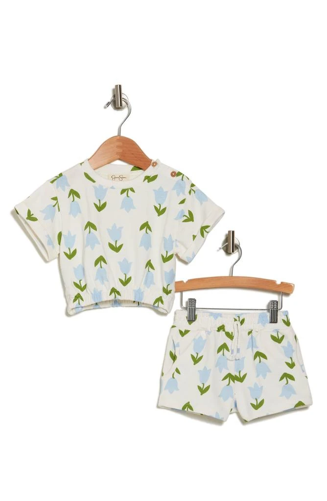 Jessica Simpson Floral Top & Shorts Set 1