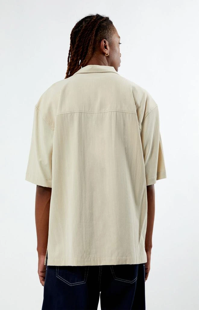 PacSun Suede Tencel Camp Shirt 3