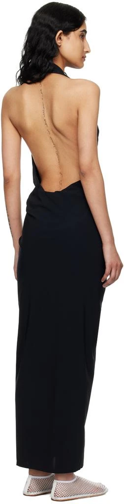 Christopher Esber Black Pierced Orbit Maxi Dress 3