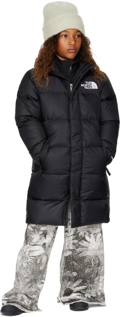 The North Face Big Kids Black Nuptse Long Down Coat 4