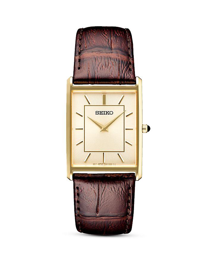 Seiko Essentials Quartz Light Champagne Dial Ladies Watch