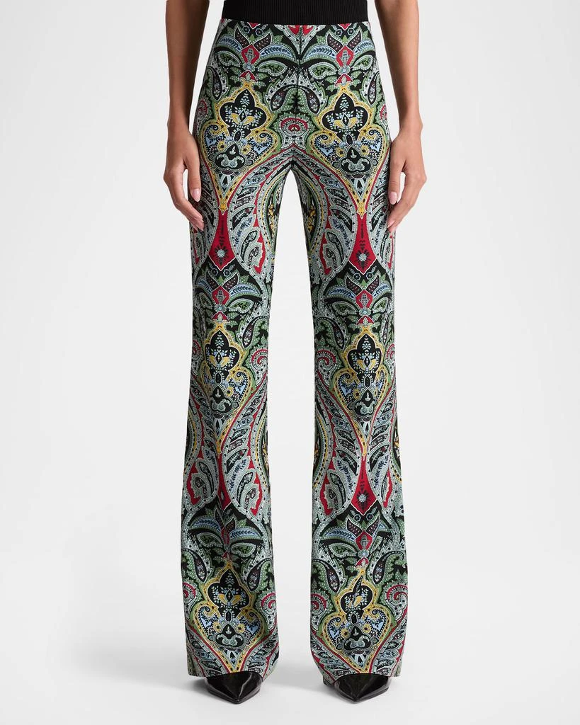 Alice + Olivia Teeny Paisley Bootcut Pants 4