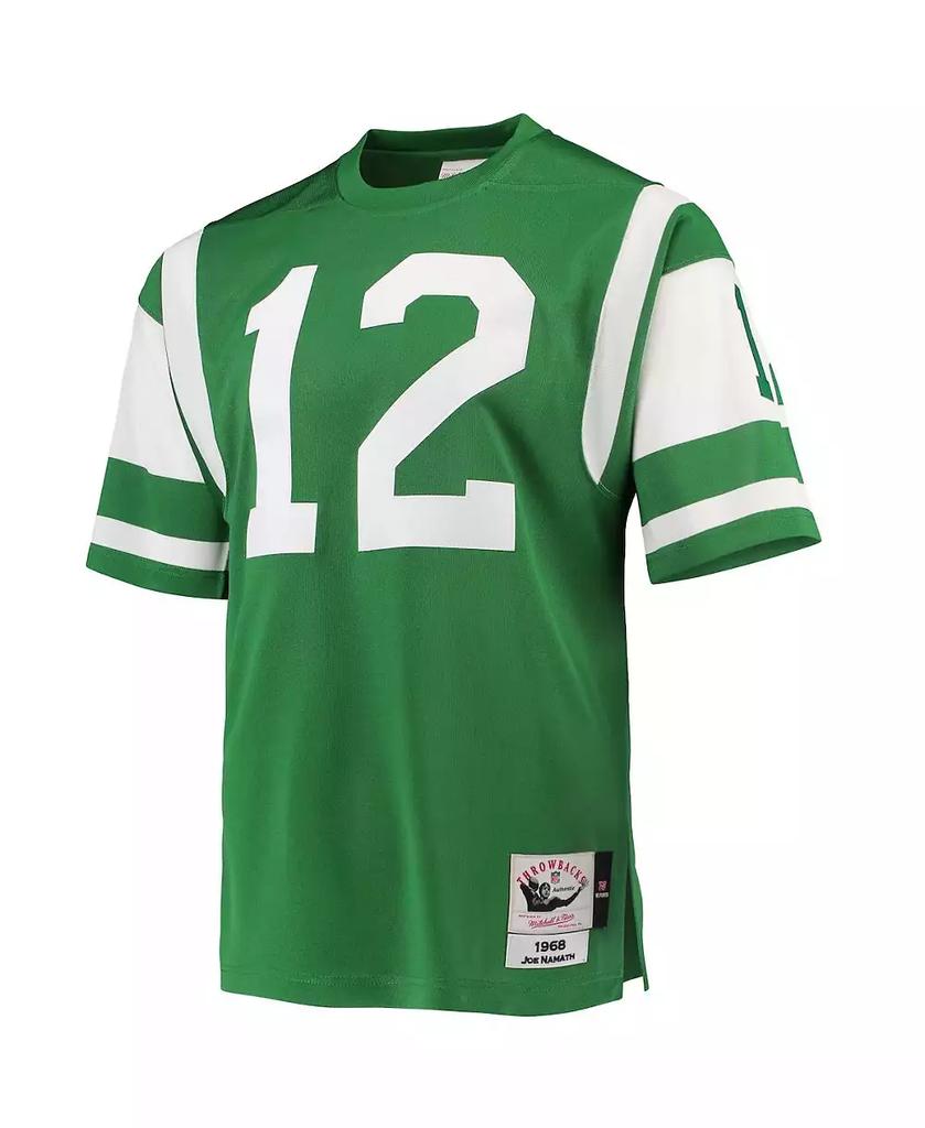 Mitchell and Ness Men's Joe Namath Green New York Jets Authentic Retired Player Jersey