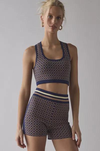The Upside THE UPSIDE Crossroad Alma Scoop Neck Crop Tank Top