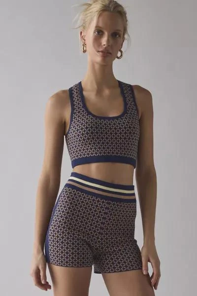 The Upside THE UPSIDE Crossroad Alma Scoop Neck Crop Tank Top 1
