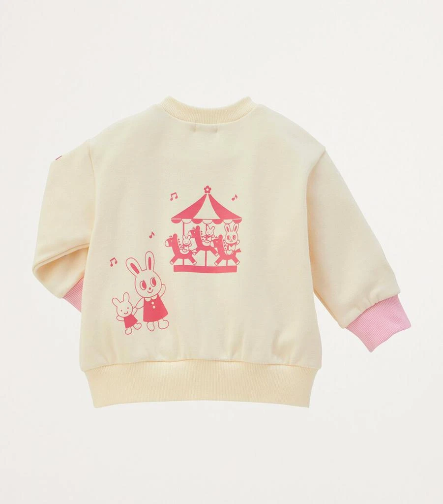 Miki House Usako Bunny Train Sweatshirt (2-7 Years) 4