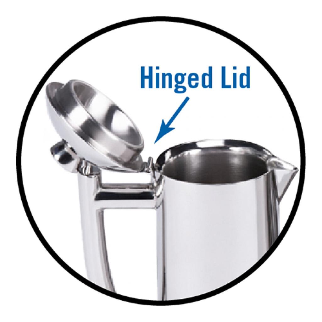 Frieling Premium Insulated Platinum Beverage Server, Sleek Polished finish, 18 fl. oz.