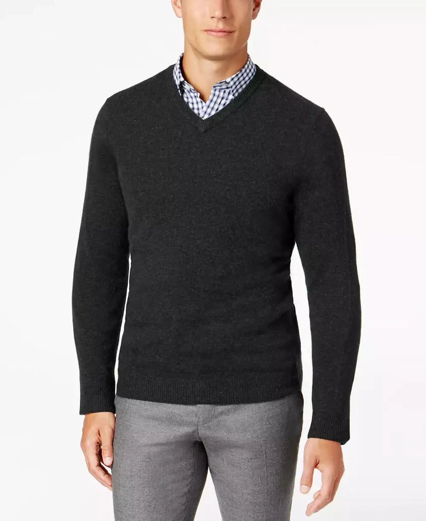 Club Room Men's V-Neck Cashmere Sweater, Created for Macy's 1