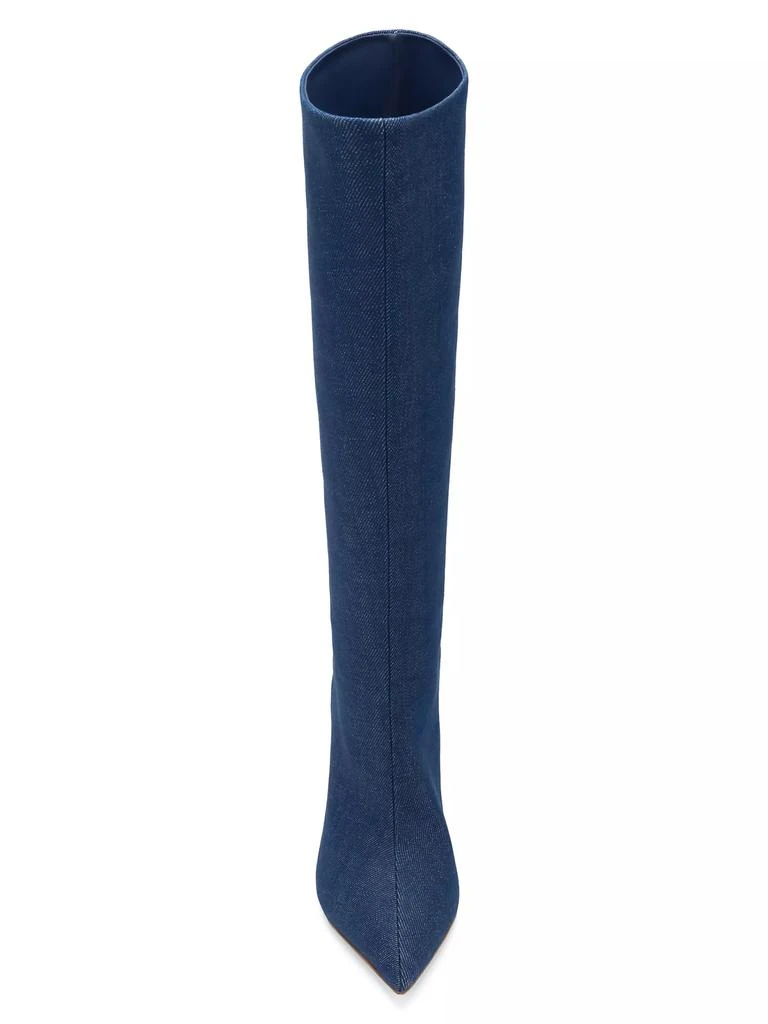 Larroudé Kate Denim High-Heel Boot 4