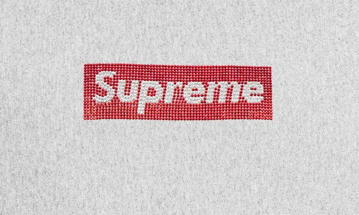 Supreme Supreme Swarovski Box Logo Hoodie 3