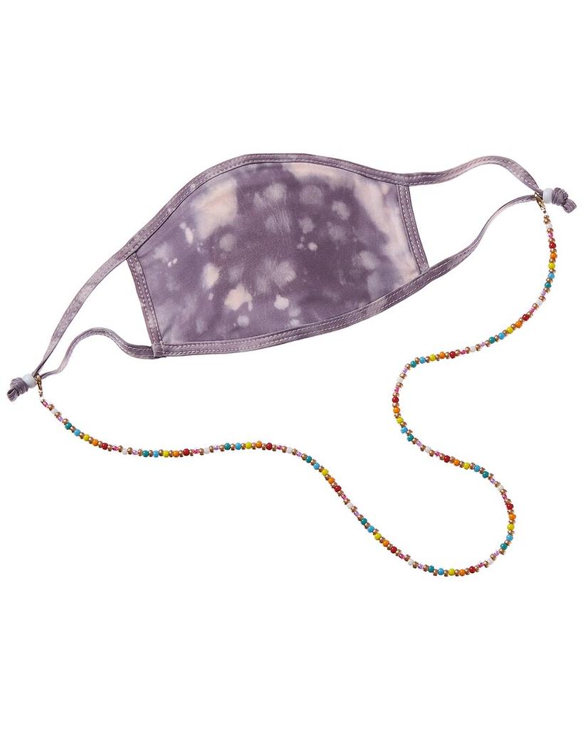 FALLON & ROYCE Fallon & Royce Cloth Face Mask & Beaded Chain