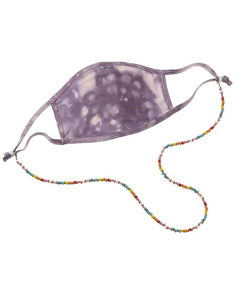 FALLON & ROYCE Fallon & Royce Cloth Face Mask & Beaded Chain 1