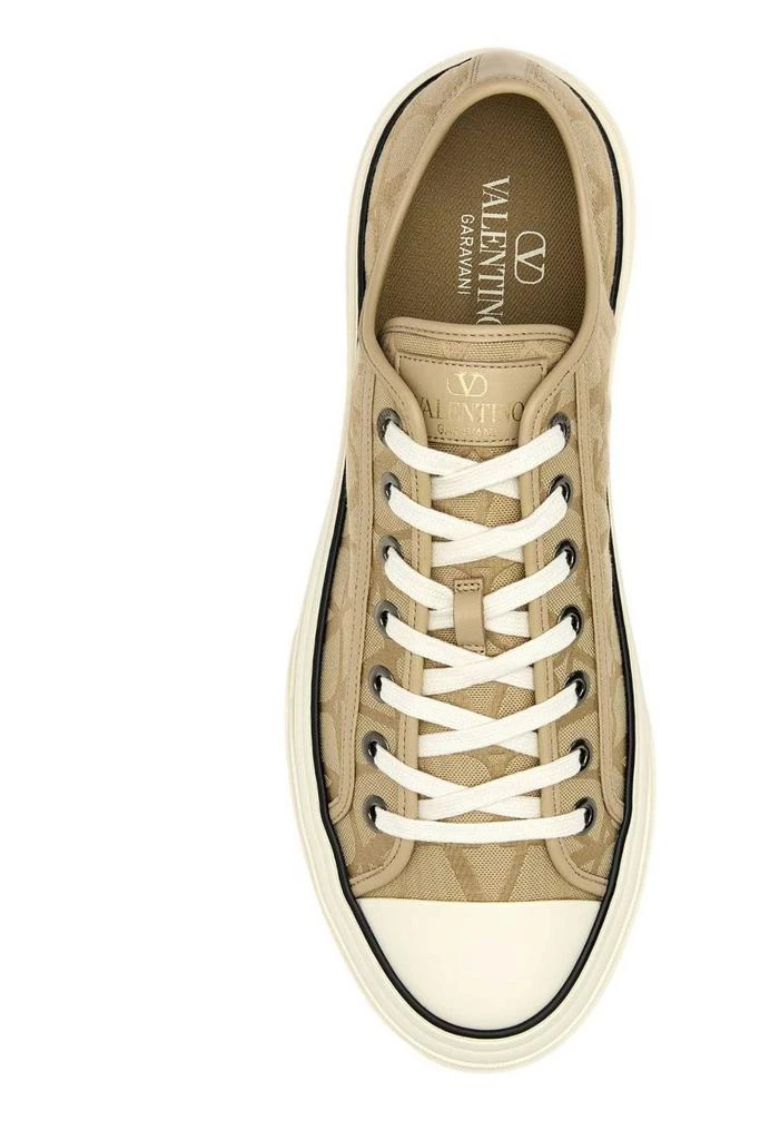 Valentino Valentino Toile Iconographe Lace-Up Sneakers 3