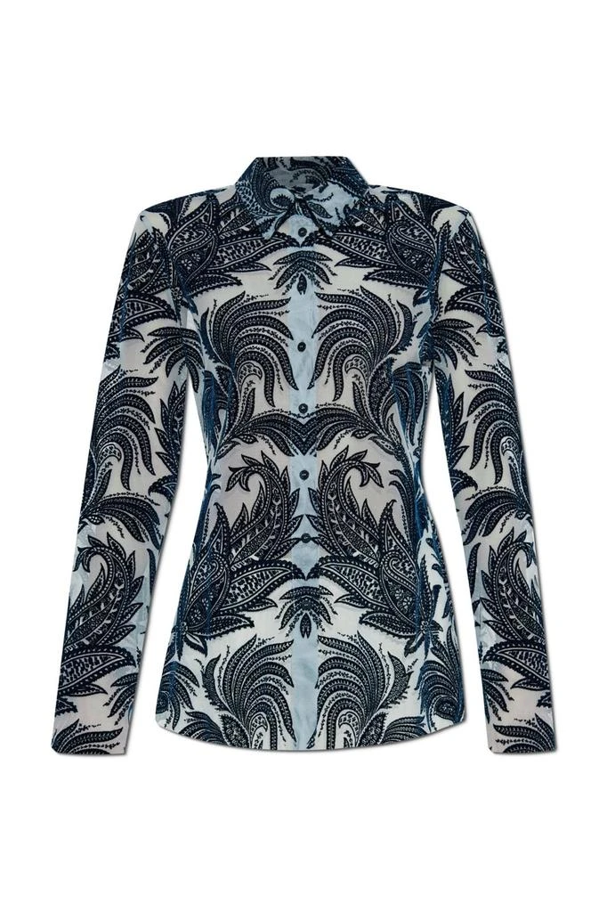 ETRO Etro Paisley Tulle Shirt from Cettire