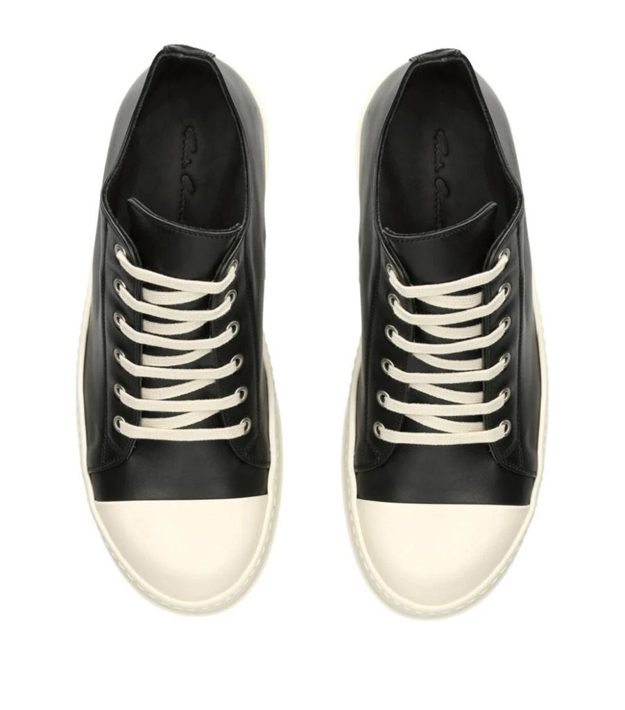 Rick Owens Leather Classic Low-Top Sneakers 4