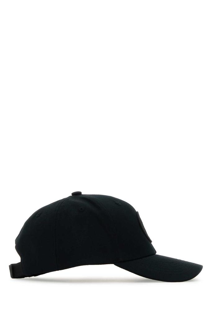 Stone Island Black Cotton Baseball Cap