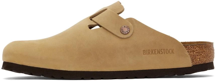 Birkenstock Beige Regular Boston Clogs 3