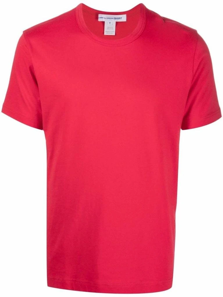 NA Red crewneck T-shirt with logo print to the rear 1