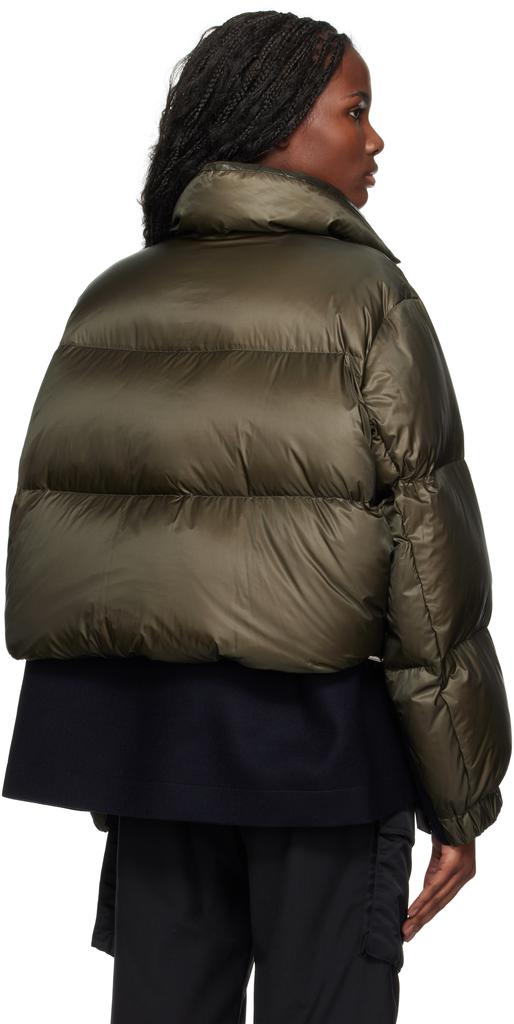 Sacai Khaki Puffer Down Jacket - Coats - Compare Prices from 8+