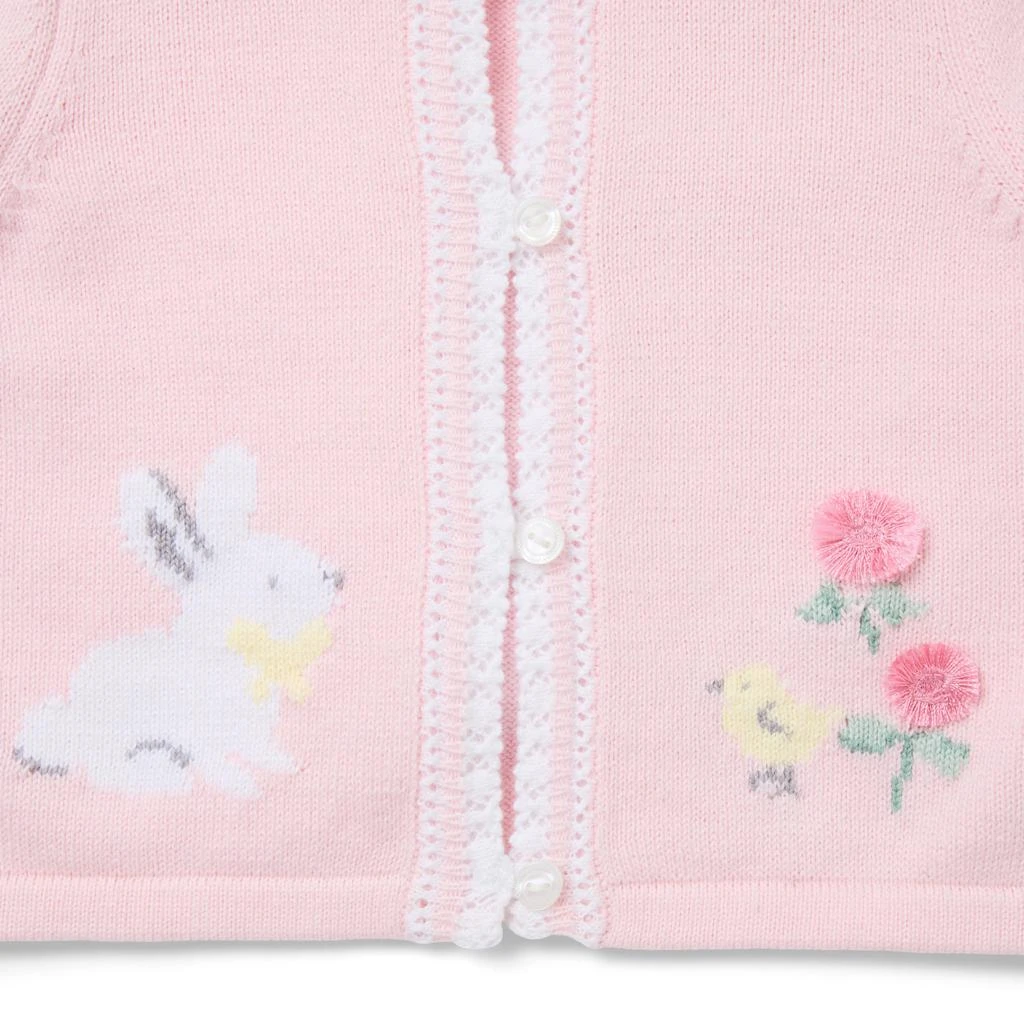 Janie and Jack Bunny Cardigan (infant) 3