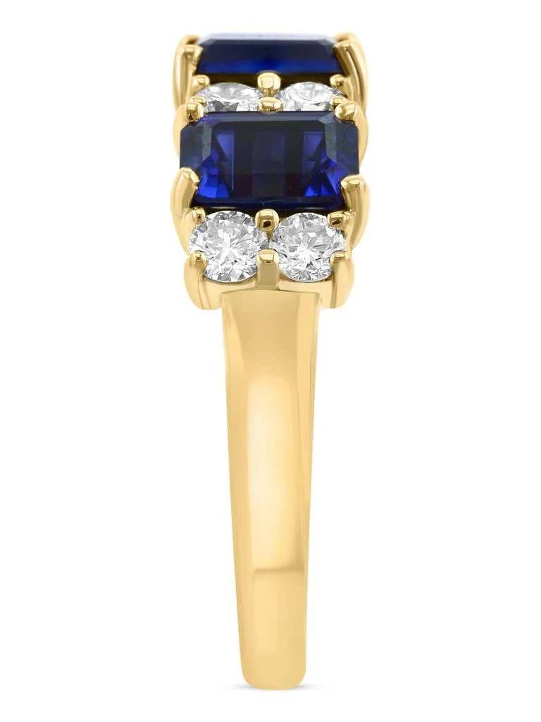Effy 14K Yellow Gold, Lab-Grown Sapphire 
0.51 TCW Lab-Grown Diamond Ring 3