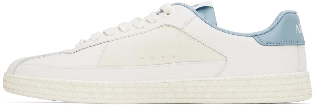 AMIRI White & Blue Pacific Sneakers 3