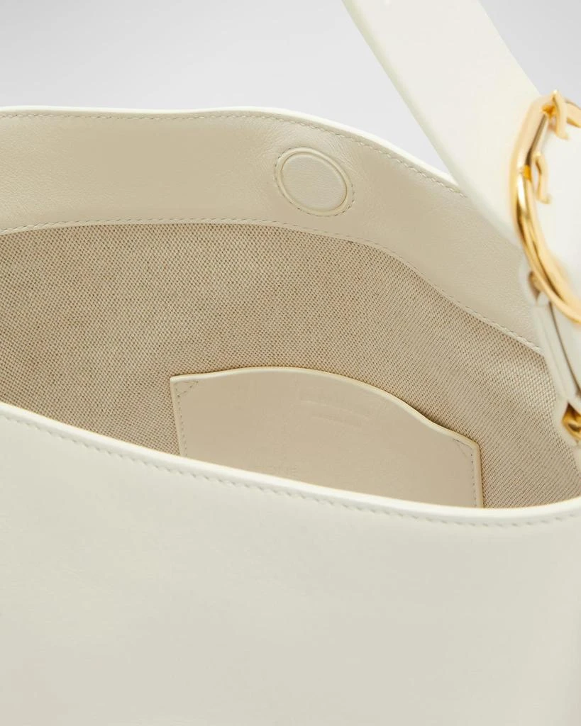 Jil Sander Small Folded Leather Tote Bag 2