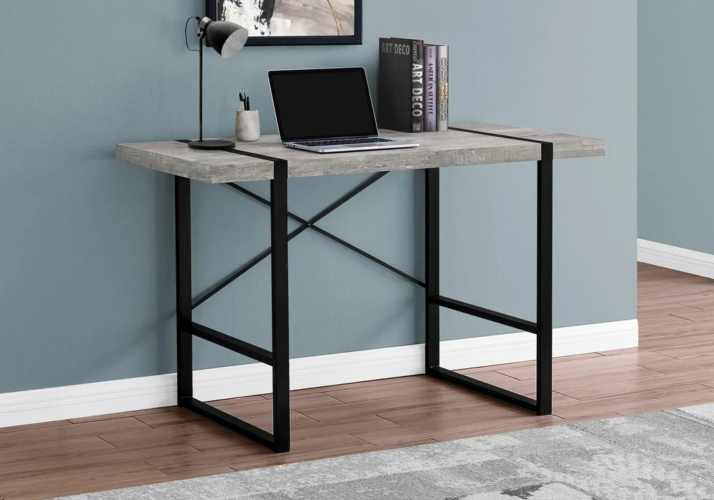 Hivvago 24" Gray and Black Computer Desk 5