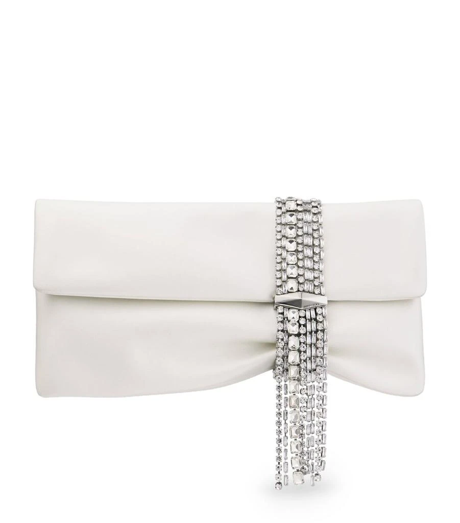 Jimmy Choo Zandra Satin Clutch Bag 1