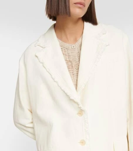 Acne Studios Cotton and linen blazer 4