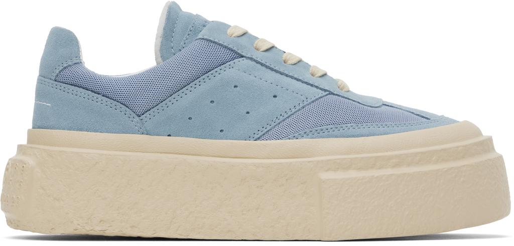 Shop MM6 Maison Margiela Numbers-Motif Lace-Up Sneakers on