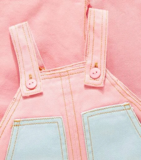 Tinycottons Baby colorblock cotton overall 3