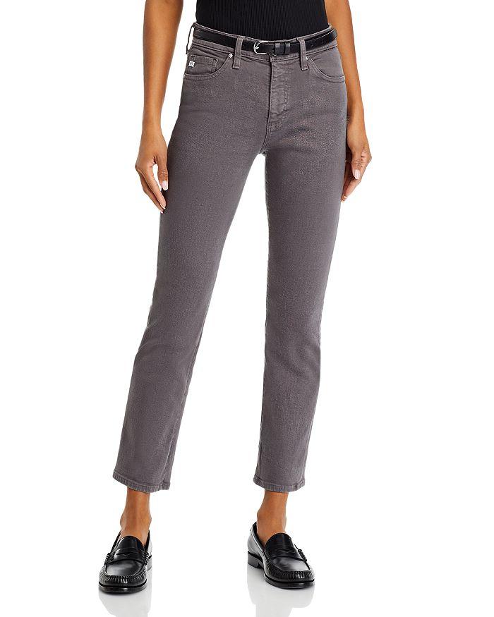 AG Mari Mid Rise Crop Jeans in Misty Grey
