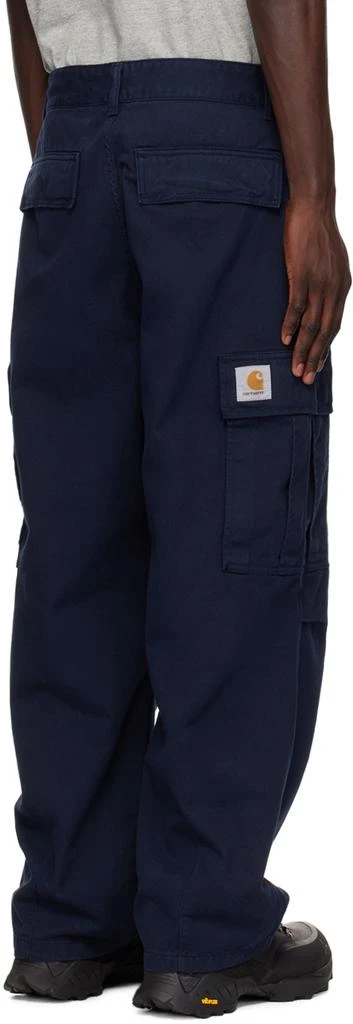 Carhartt WIP Navy Cole Cargo Pants 3