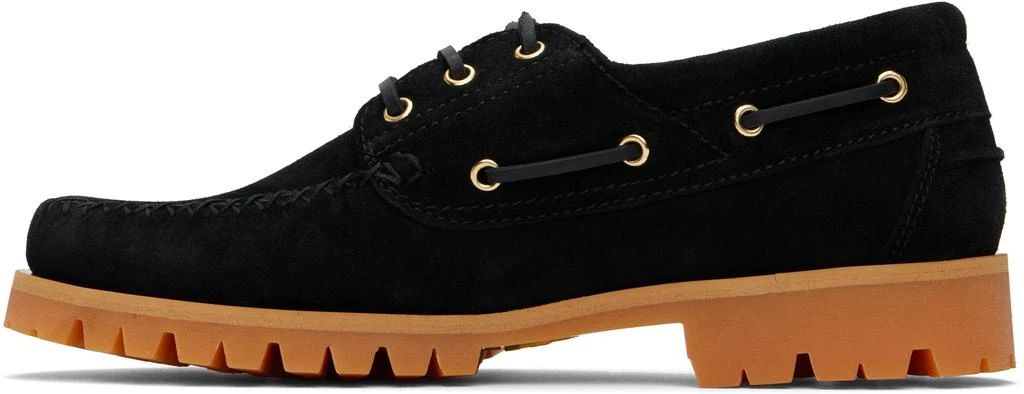 VINNY’s Black Aztec Boat Shoes 3